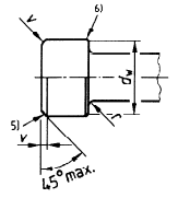 Dimensions threaded rods DIN 3570 U Bolts