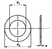 DIN 125 Form B Flat Washers