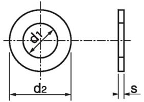 DIN 125 Form Flat A Washers DIN 125 Form Flat A Washers